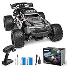 snookids Fjärrstyrd bil – 1:18 höghastighets-RC bil offroad buggy 40 km/h, 2,4 GHz 4WD All Terrain RC Drift Car monstertruck leksak, gåva för barn vuxna