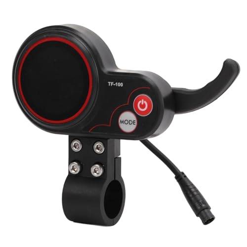 48V TF-100 Elektrisk Skoterdisplay, ABS 6-stifts Kommunikationsinstrument för M4 Elektrisk Skoterstyrenhet