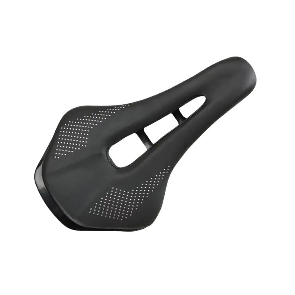 Ultralight Bicycle Cushion Breathable Bike Saddle PU Leather Waterproof Hollow Anti-Static Saddle Cycling
