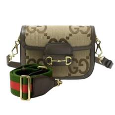 Gucci Vintage, Vintage , Herre, Brun, ONE SIZE, Uld, Pre-owned Canvas gucci-tasker