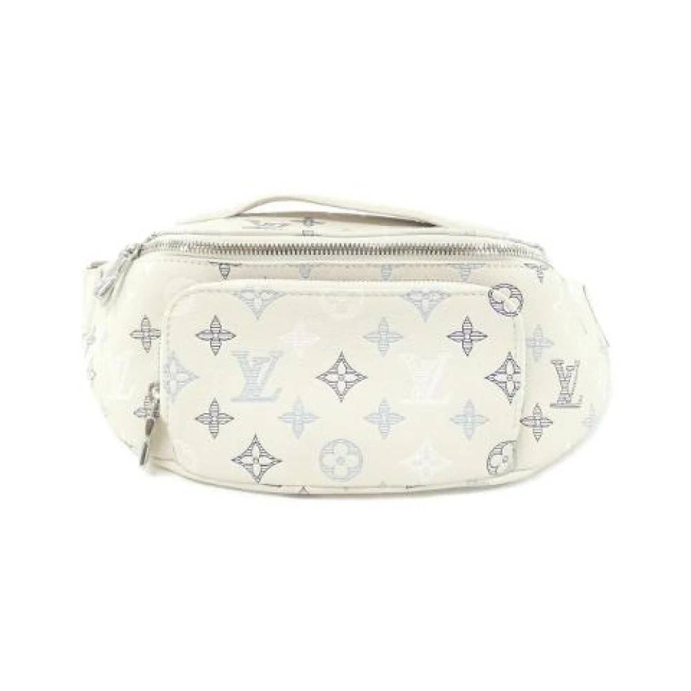 Louis Vuitton Vintage Pre-owned Monogram Shadow Rush Bum Bag - Vintage - Dame - Beige - ONE SIZE - Uld