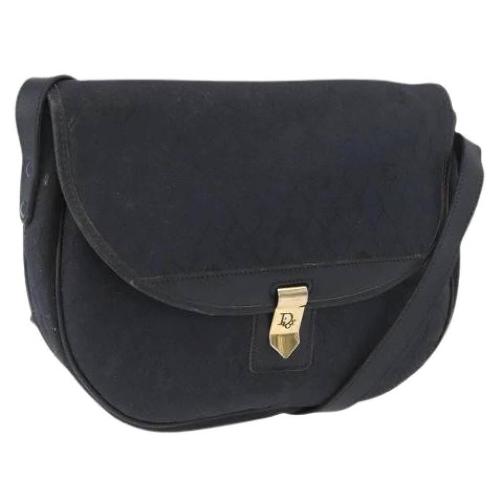 Dior Vintage Pre-owned Vintage Skuldertaske - Vintage - Dame - Sort - ONE SIZE - Uld