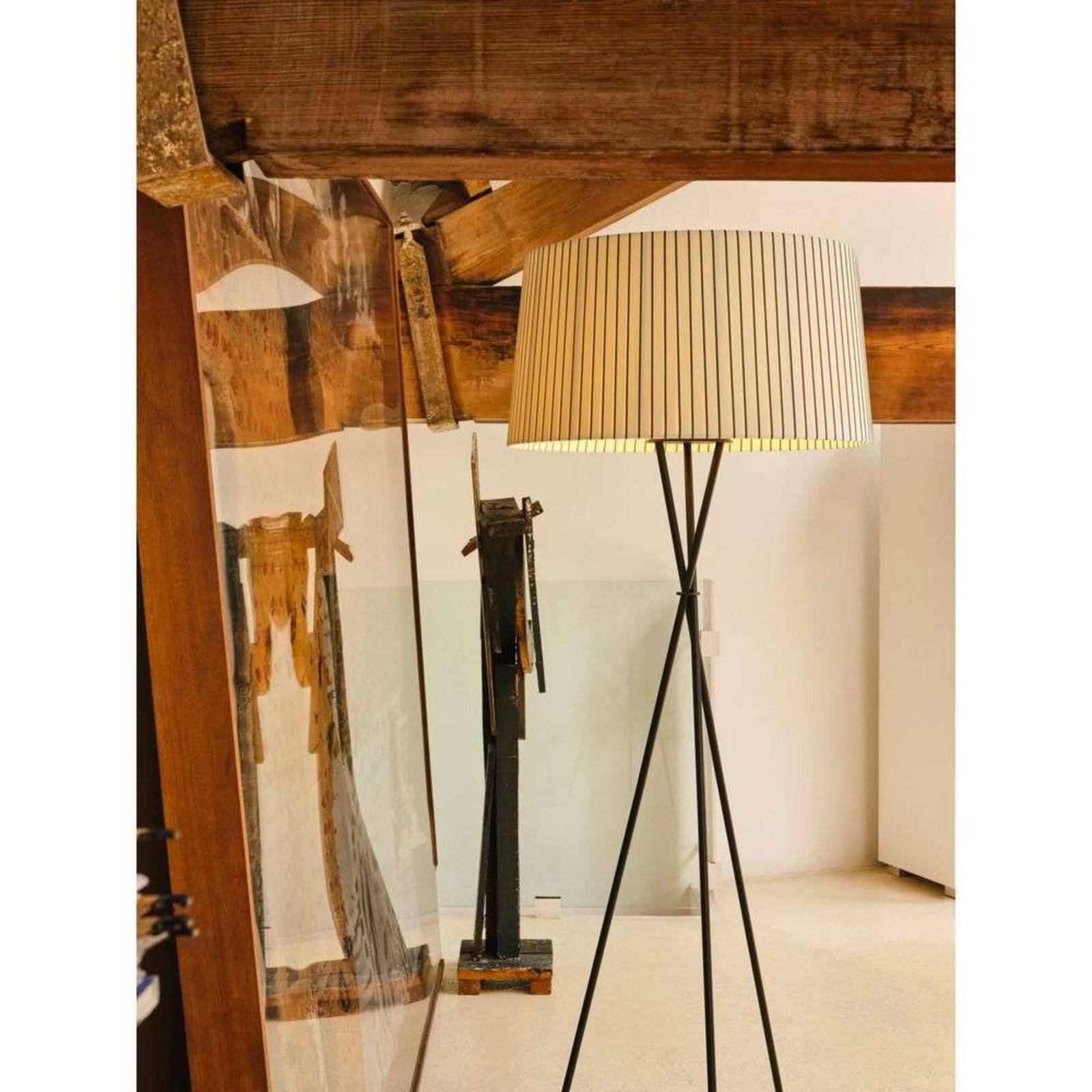Gulvlampe Santa & Cole, dæmpbar, Sort, Stue, Metal