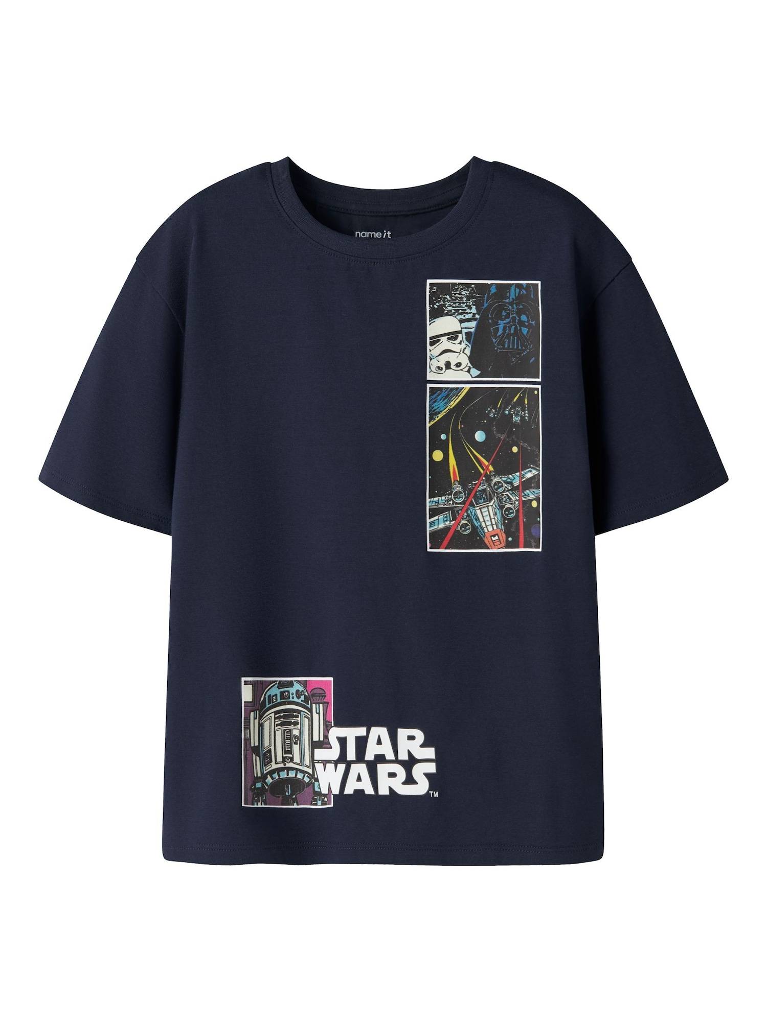 NAME IT Shirts 'Star Wars'  blå / navy / gul / rød
