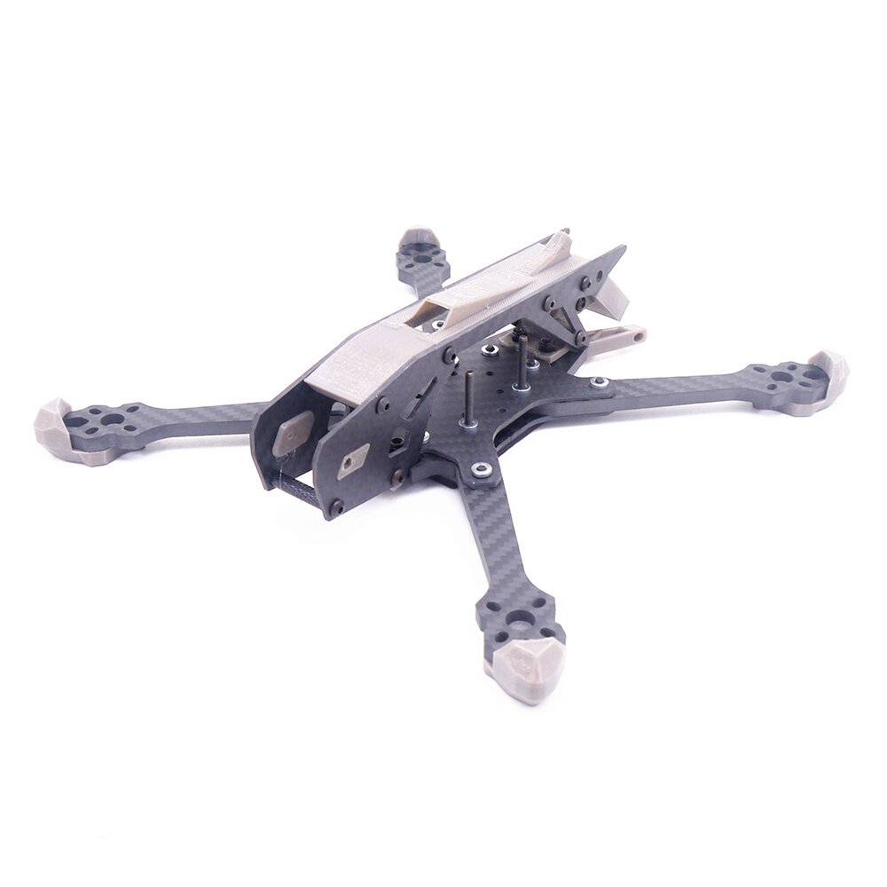 TEOSAW Asurada5 230mm hjulbas 5mm Arms Tjocklek Kolfiber 5 Tums Ram Kit för DIY Freestyle RC Drone FPV Racing