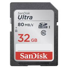 SanDisk Ultra SDHC Class 10 UHS-I 80MB/s 32GB Minneskort