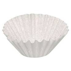 Veckade kaffefilter 250/110 vit - 250 st