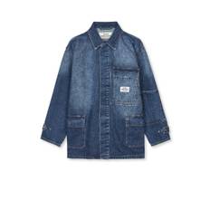 Mads Nørgaard - Jakke - Arizona Denim Johnny Jacket - Blue Mid Wash