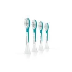 Philips Sonicare For Kids HX6044 - Extra tandborsthuvud - till tandborste - suprfräscht blå (paket om 4)