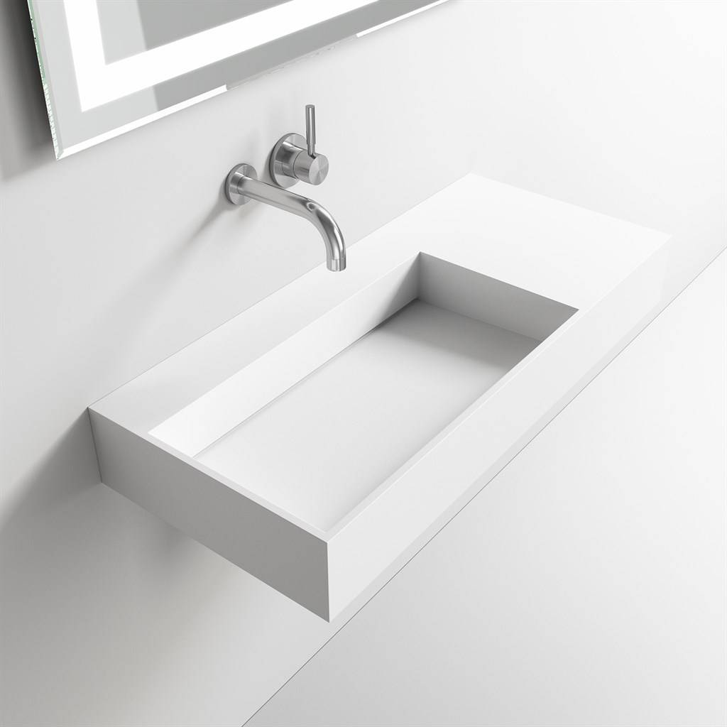 Kubo Inside 90L - Håndvask Mathvid SolidTec® Vask - fra Bad&Stil.