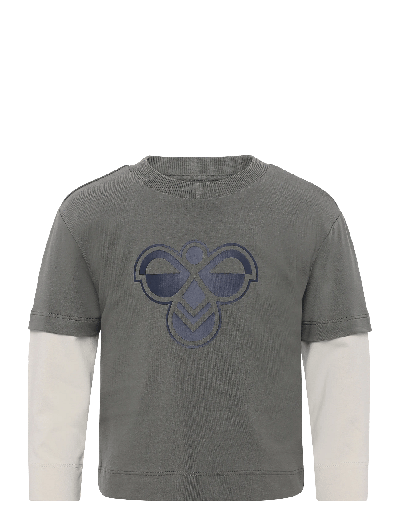 Hummel Hmlmini Loose Layer T-Shirt L/S - Grey - 98