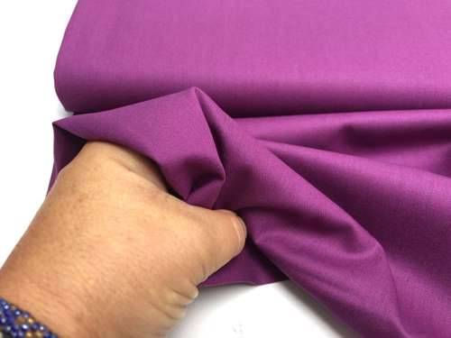 Poplinagtig bomuldslærred - violet