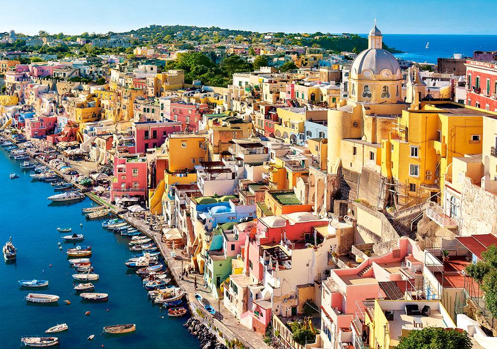 KIDEK pussel - Corricella, Italy, 500-bitar Default Title