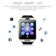 Q18 Montre Intelligente Bluetooth Avec Caméra - Noir