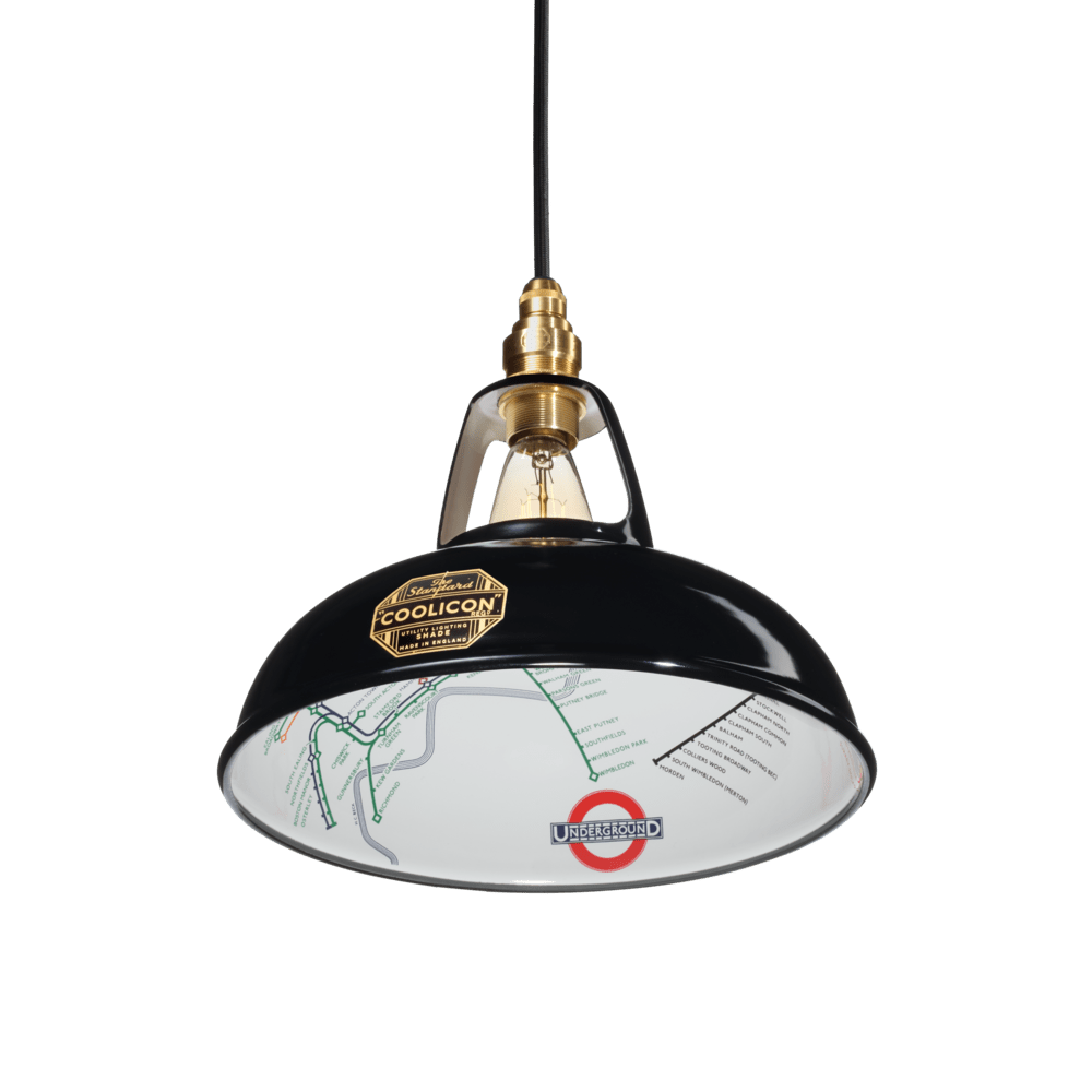 Coolicon Underground lampe Northern Line Black Ø22,9 cm
