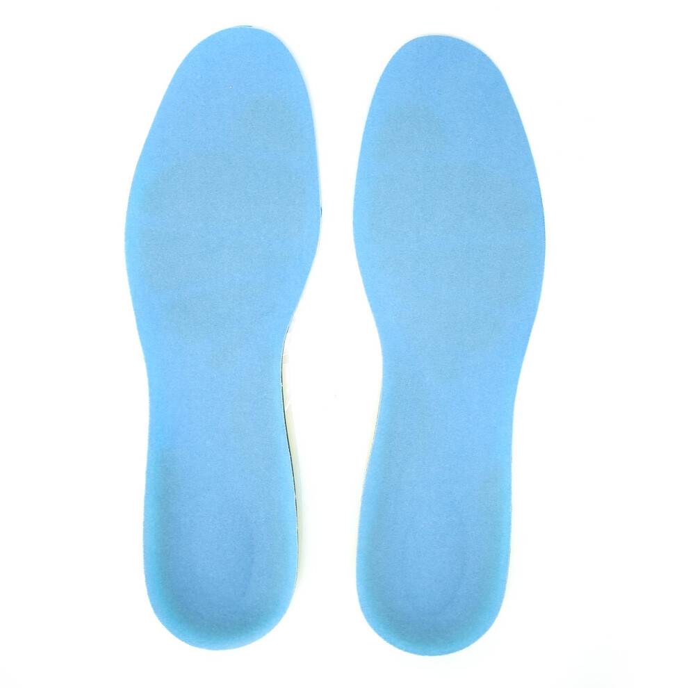Stødabsorberende indlægssåler, Memory Foam-indlæg til åndbar svangstøtte, Lindring af plantar fasciitis, Letvægtskomfort (størrelse L)