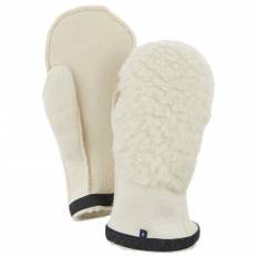 Hestra Heli Ski Wool Liner Mitt Handsker størrelse 11 farve beige