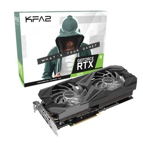 KFA2 GeForce RTX 3070 37NSL6MD2VXK Grafikkort, Grå, 8 gb