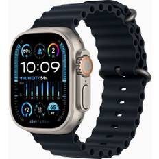 Apple Watch Ultra 2 (2023) | GPS + Cellular | sølv | Ocean-rem Midnight