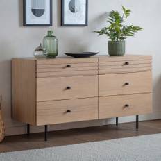Okayama 6 Drawer Chest - Natural