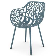 Fast, Forest Stol med armlæn Blue Teal