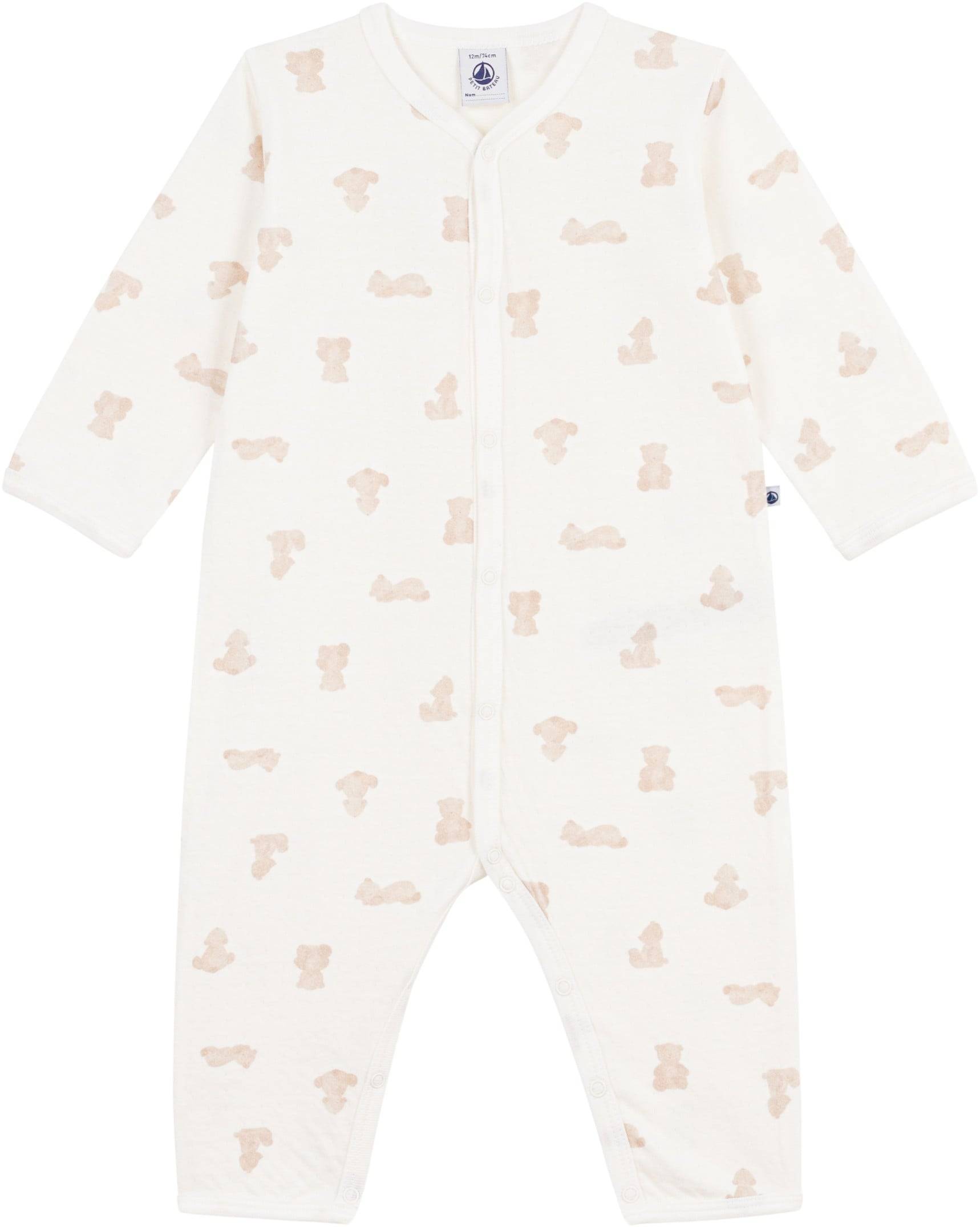 Petit Bateau Footless Sleepsuit 3M Stl. 9M 9 MONTHS unisex - Pyjamasar Och Sovplagg Från Magasin - Marshmallow/brun (9M 9 MONTHS)
