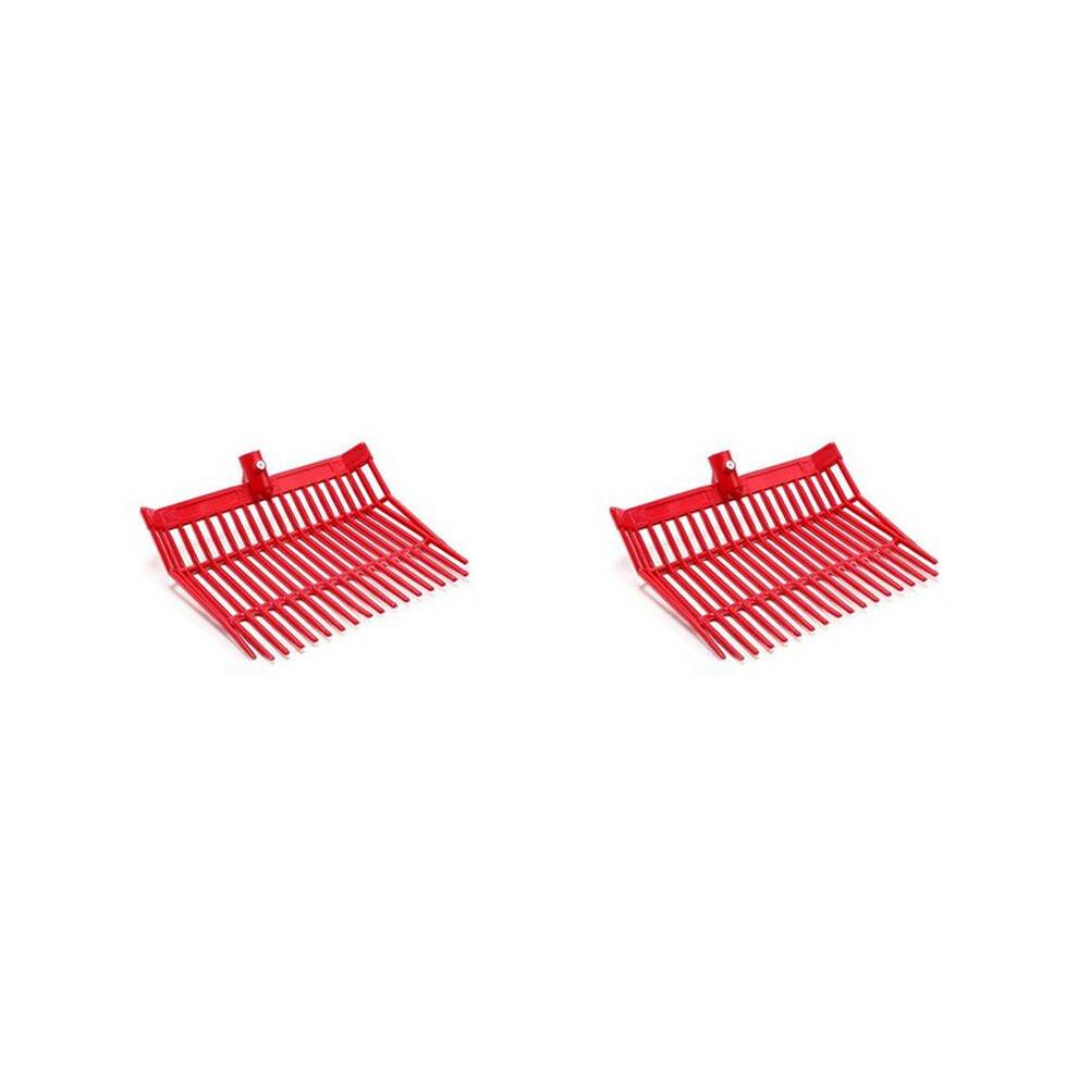 2X Manure Fork Replacement , Pitchfork , Horse Manure Rake, for Picking Manure, Plastic Fork ,A