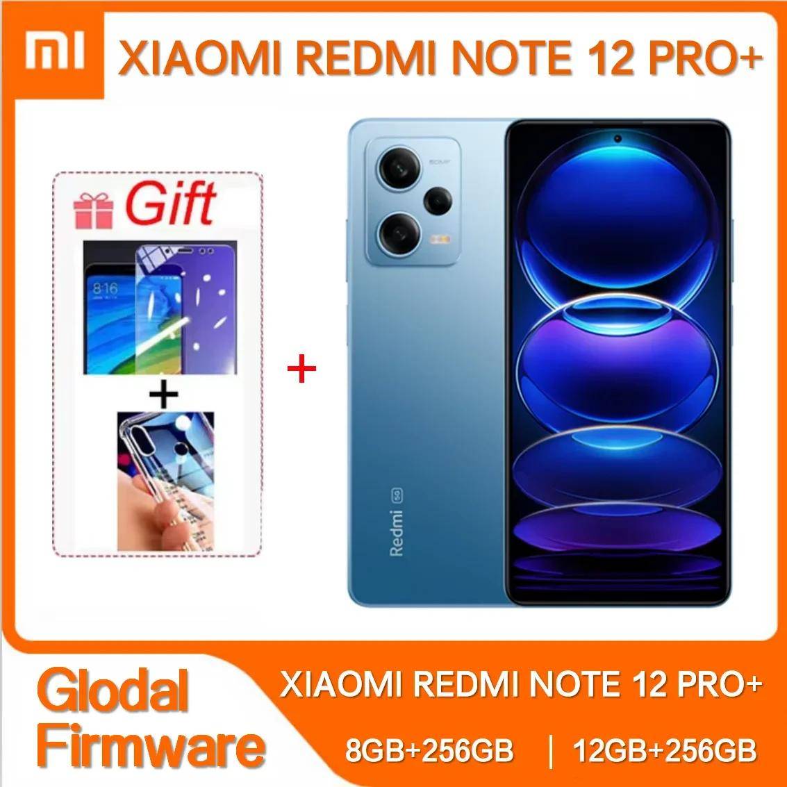 Renoverad Global Rom Xiaomi Redmi Note 12 Pro+ 5G NFC 120W Laddning 5000mAh 200MP Trippel Bakre 6.67'' OLED Flexibel DotDisplay 5G Smartphone