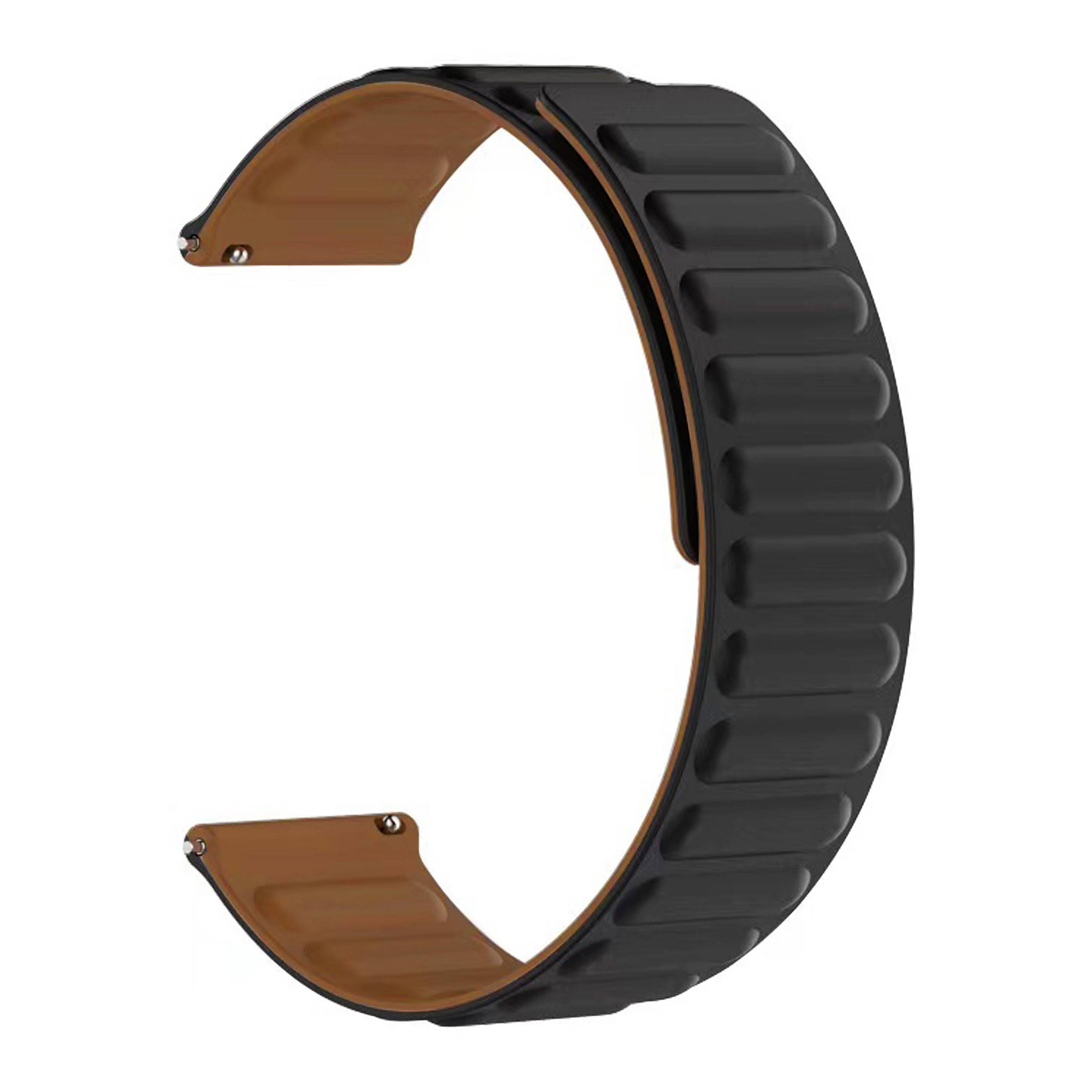 Magnetisk Silikonearmbånd Samsung Galaxy Watch 7 40mm sort