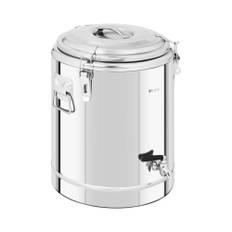 Royal Catering Termosbehållare med kran - 30 l - rostfritt stål RCTP-30ET