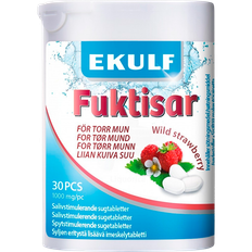 Ekulf Fuktisar Wild Strawberry Sugetabletter (30 stk)