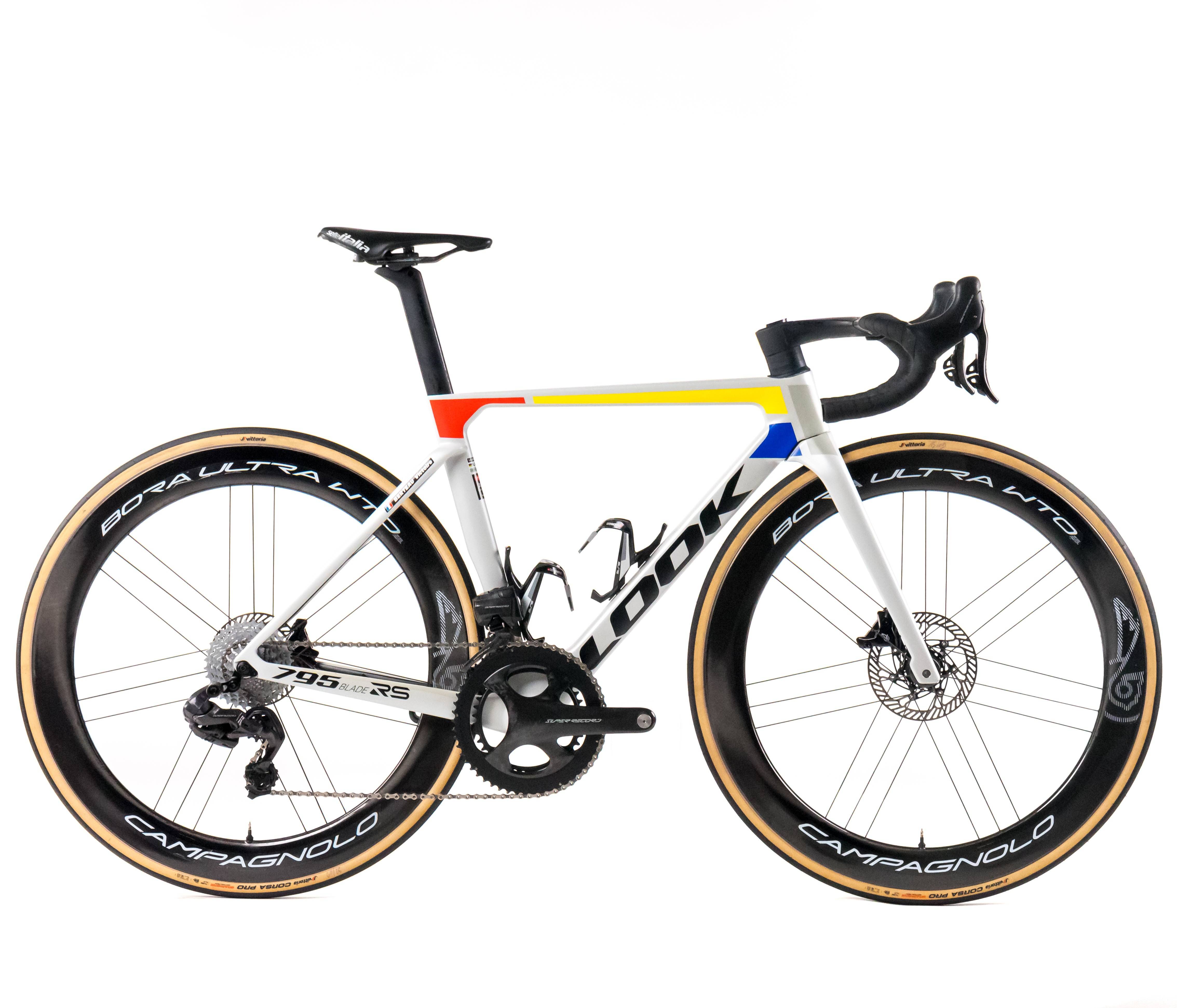 Look 795 Blade RS 2025 Team Cofidis Berteau Victoire size XS Campagnolo Super Record WRL 2x12sp - Bikeroom / XS / Iconic Platinum White (XS)