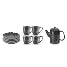 Servis set Kaffe set Cult Design Orient Asfalt 9 delar