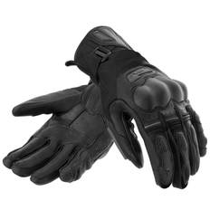 Rebelhorn Range Sort MC Læderhandsker 4XL