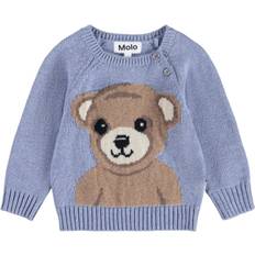 Molo Bless Stl. 6-9 mdr / 74 cm unisex - Stickat Från Magasin - Blå (6-9 mdr / 74 cm)