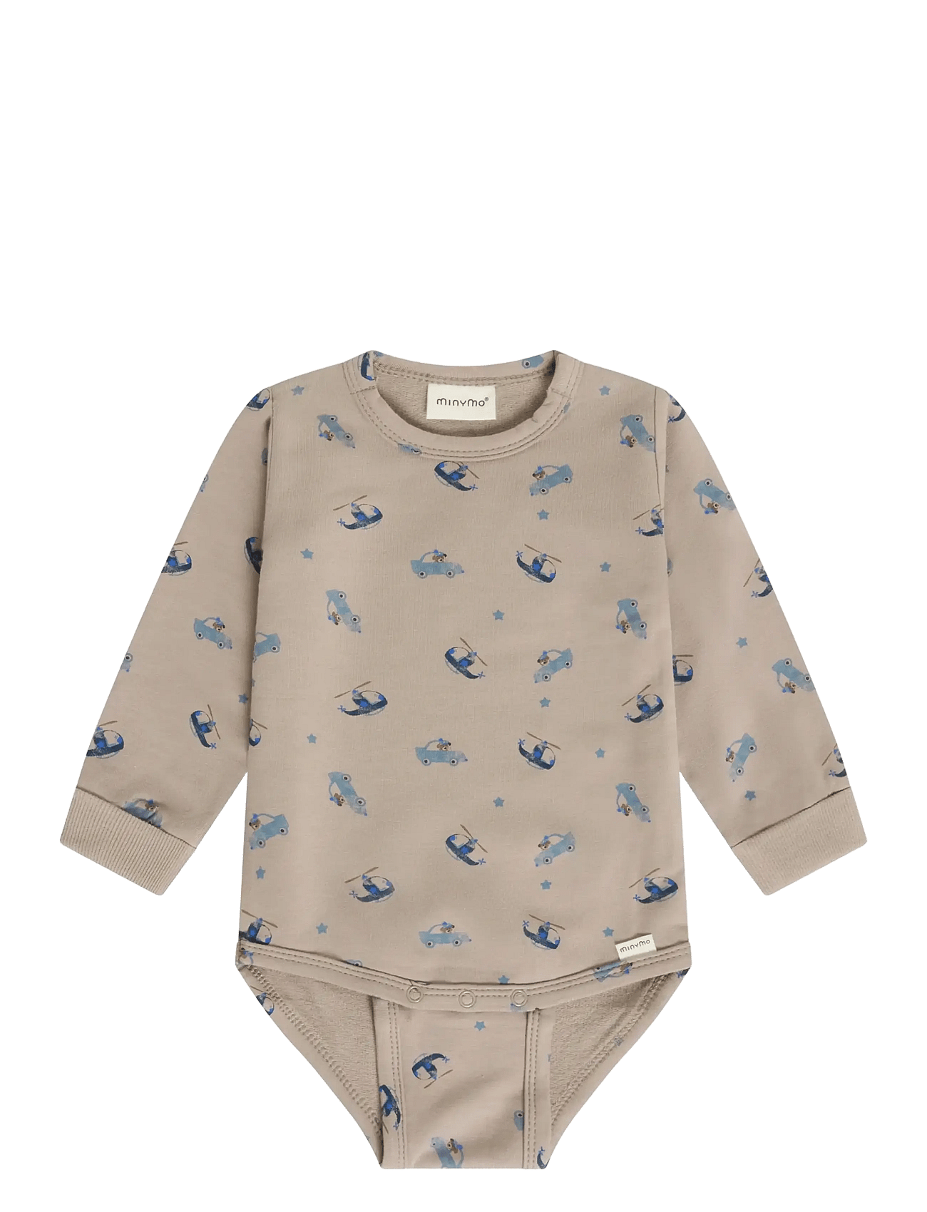 MINYMO Body Ls Aop Sweat | Beige | 74