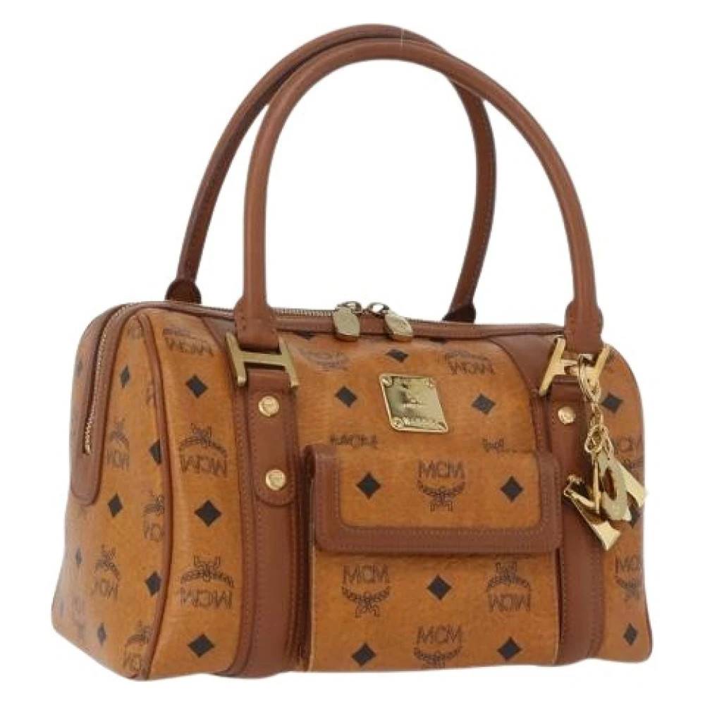 MCM Pre-owned Pre-owned Boston Bag - Vintage - Dame - Brun - ONE SIZE - Uld