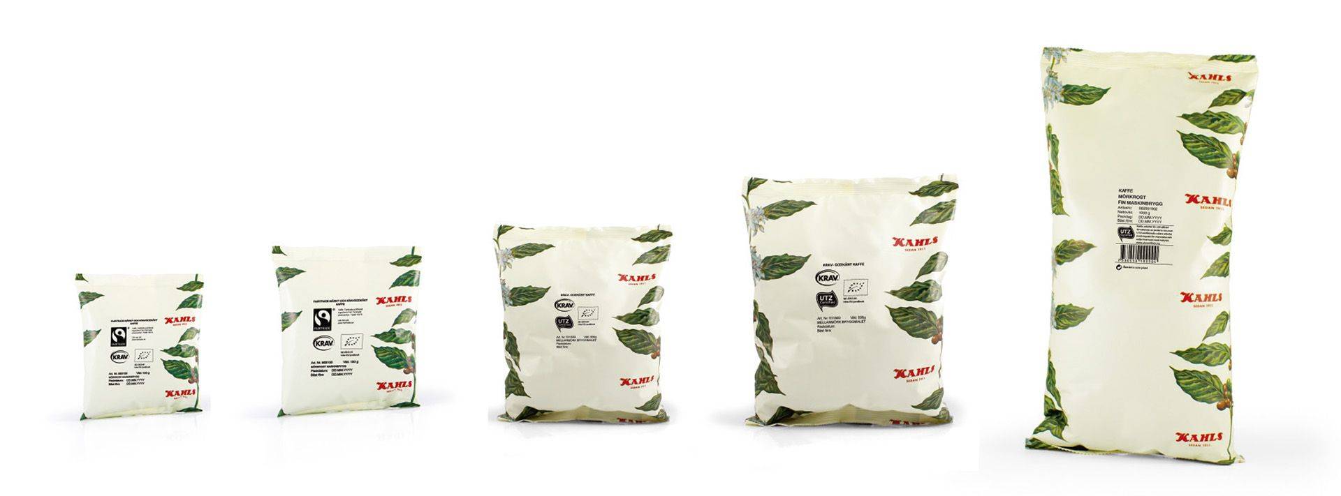 Kaffe Kahls Malt Extra Mörkrost Maskinbrygg FT & KRAV 1kg
