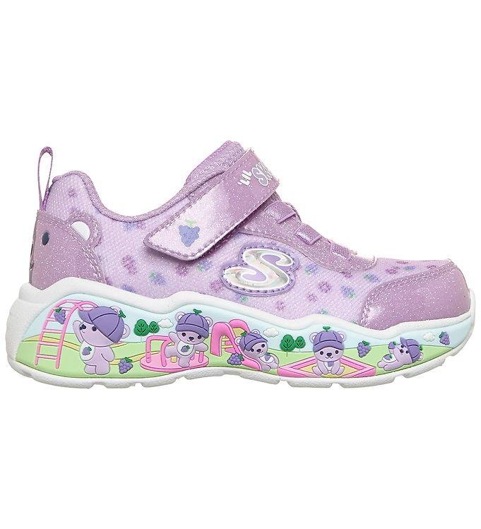 Skechers Sko - Play Scene - Purple m. Glitter - Skechers - 23 - Sko