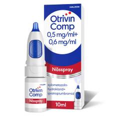 Otrivin Nässpray Comp 05 mg/ml + 06 mg/ml Nässpray 10 ml