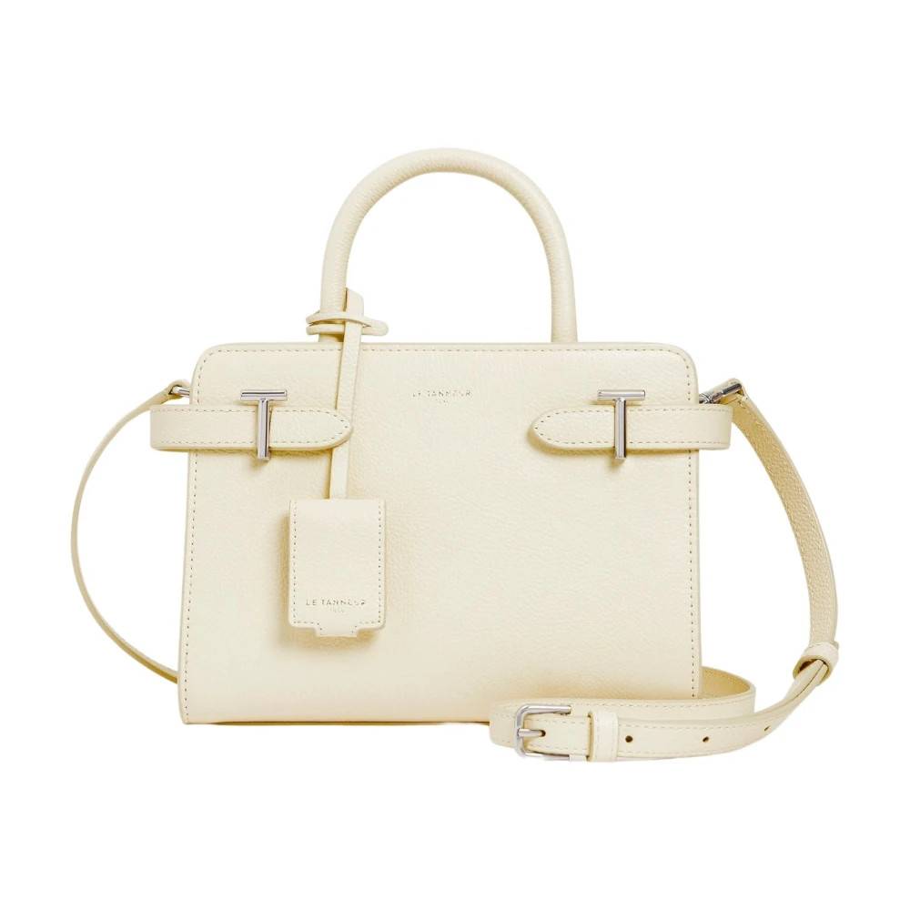 Le Tanneur Emilie Håndtaske - Tasker - Dame - Hvid - ONE SIZE - Uld
