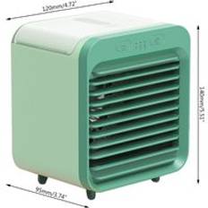 B&#xE4;rbar luftkonditioneringsfl&#xE4;kt liten evaporativ luftkylare luftfuktare renare mini kylning misting skrivbord fl&#xE4;kt