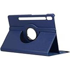 360 roterande fodral lämplig for Samsung Galaxy Tab S7 FE 12,4" SM-T730/T736B PU-läderfodral(Navy)