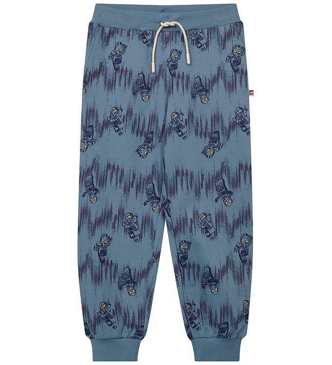 LEGO® Wear Ninjago Sweatpants - LWPino 705 - Blå m. Tryck - LEGO® Wear - 5 år (110) - Sweatpants