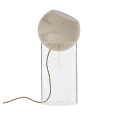 Verner Panton - Topan VP14 Gulvlampe Akryl Base OG Grey Beige - &tradition - Hos Lampeagenten