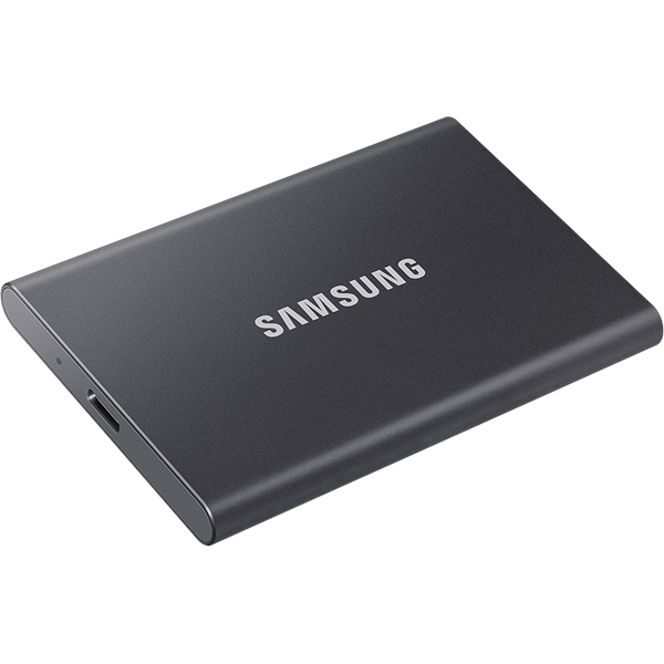 Samsung Portable SSD T7 4TB USB-C, grå.