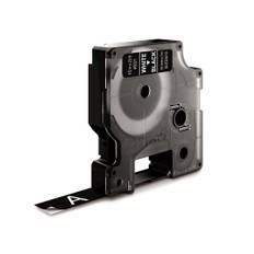 5 st DYMO® Standard D1 tape, 12 mm, hvid på sort