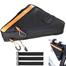 Triangle Frame Bag, Large Capacity Waterproof Triangle Top Tube Bag, Top Tube Bikes Bag With Spacious Storage, Sturdy Bikes Frame Organizer, Stable Multi-Opening Design For Road Bikes & Mountain Bikes