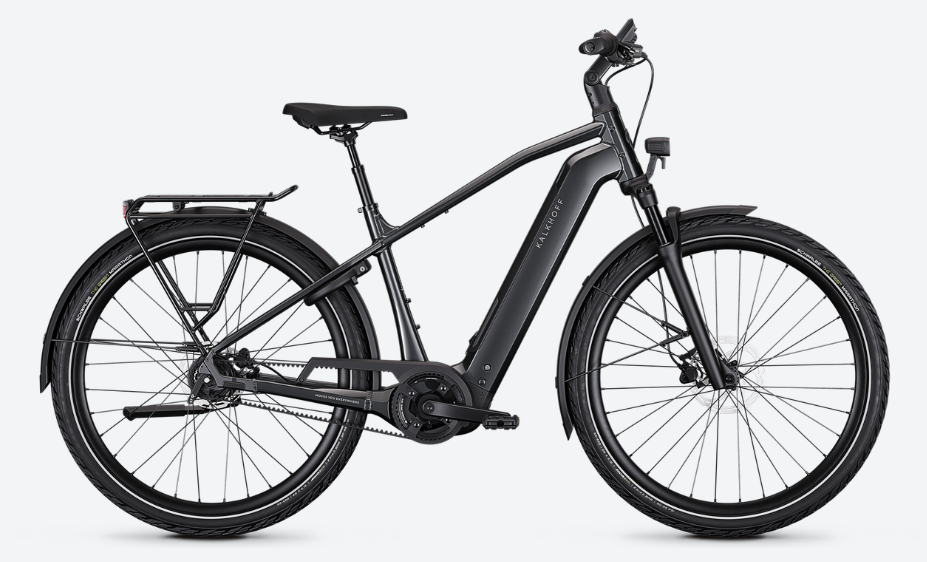 Kalkhoff Image 3 Excite Remtræk 600 Wh - l - Elcykel Dame - Sort.