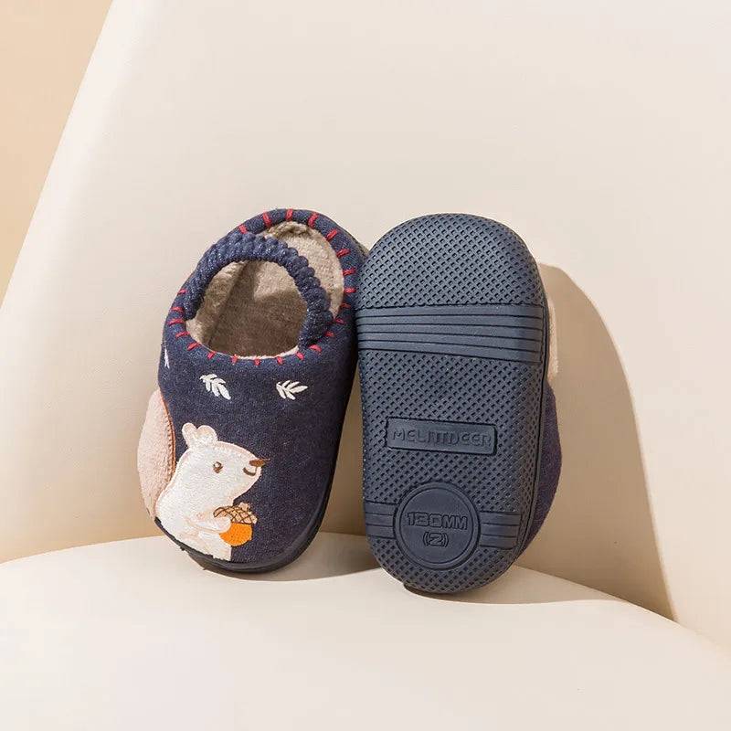 Mini Fashion Inomhusskor - Söta Antiglid Inomhusskor för Barn - Blå / 15 (2-2.5 år)
